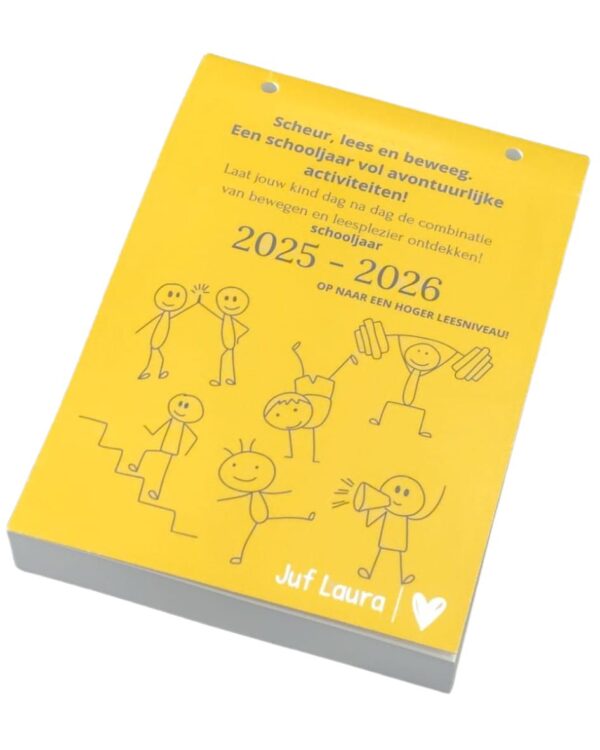 ACTIE! 1 + 1 gratis! Actieve Beweeg-Lees Scheurkalender - Met nog meer effectieve leestijd!