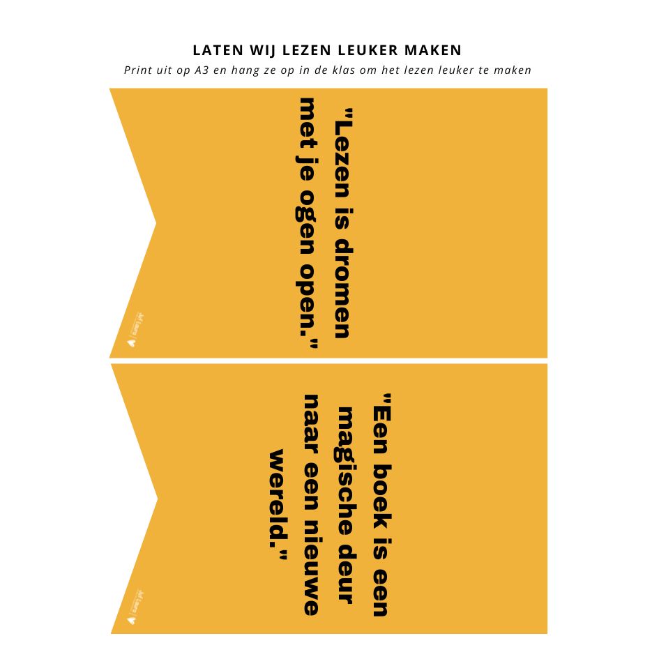 Maak lezen leuker quotes - 20 vlaggetjes download