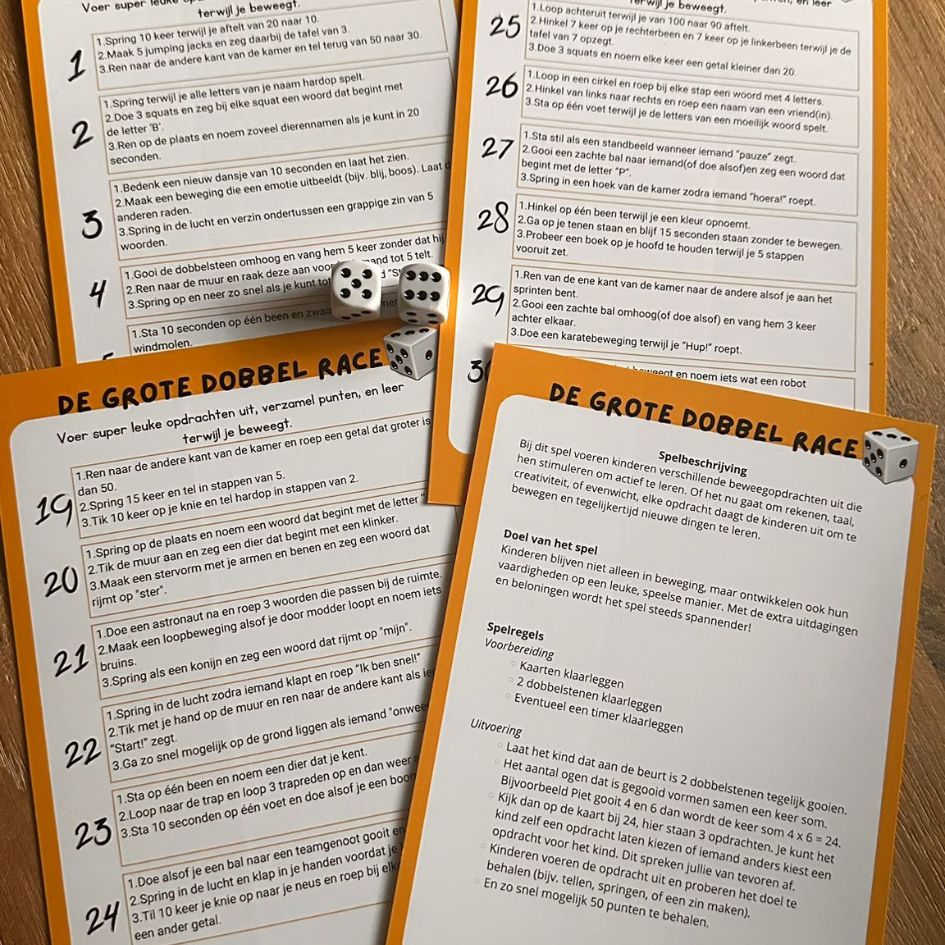 De grote dobbel race - Afbeelding 2