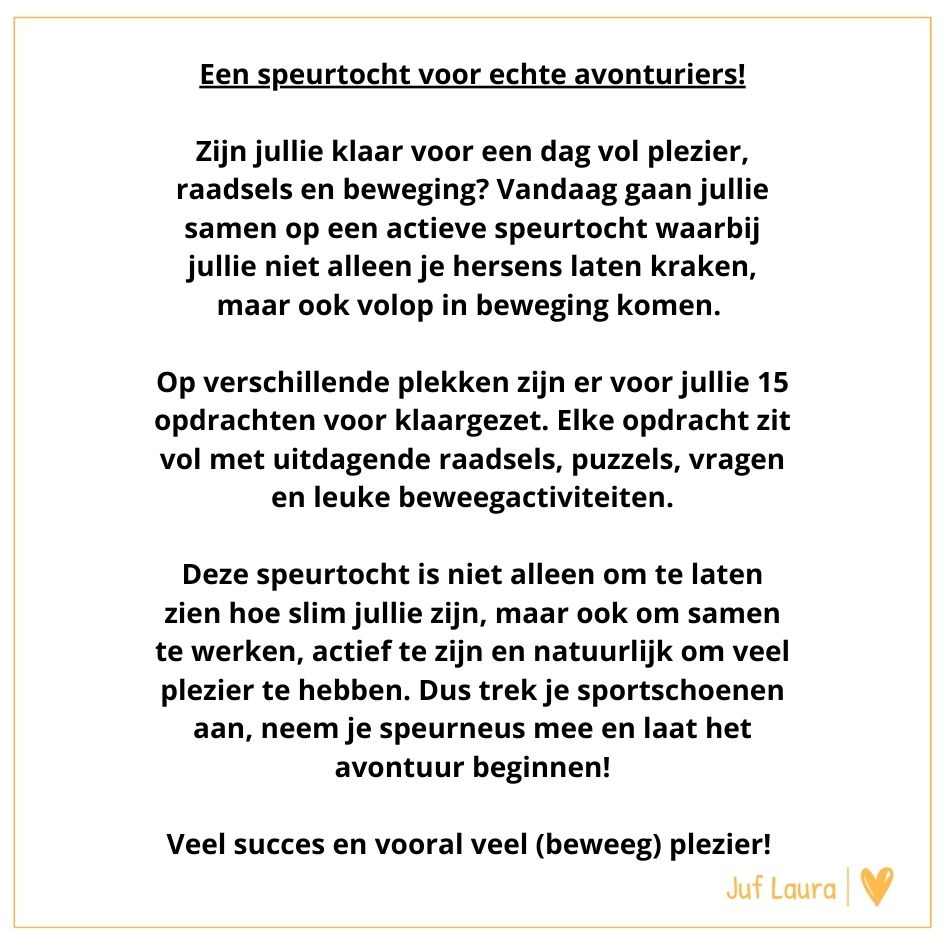 Speurtocht bewegend leren- download - Afbeelding 2