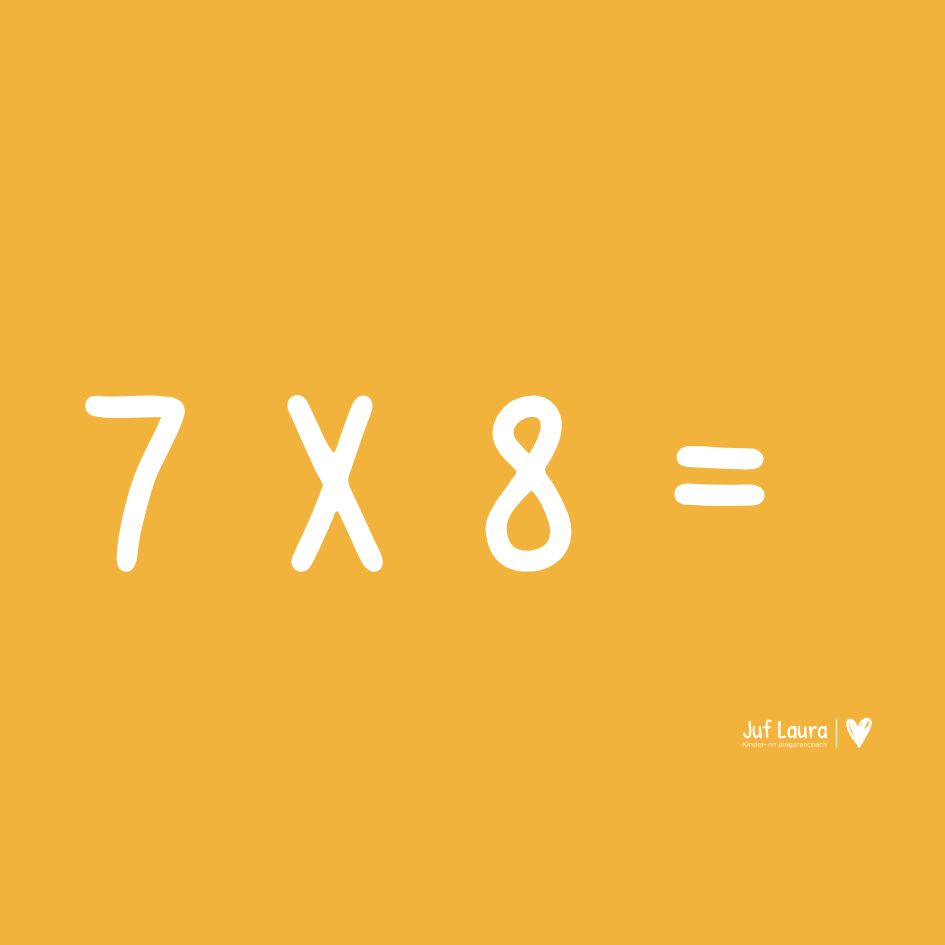 De 10 moeilijkste tafelsommen - flitskaarten