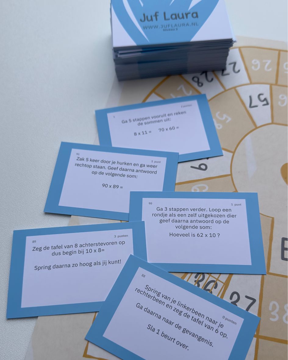 NIEUW! Samen rekenen, samen bewegen! - compleet pakket met 4 niveaus - Afbeelding 4