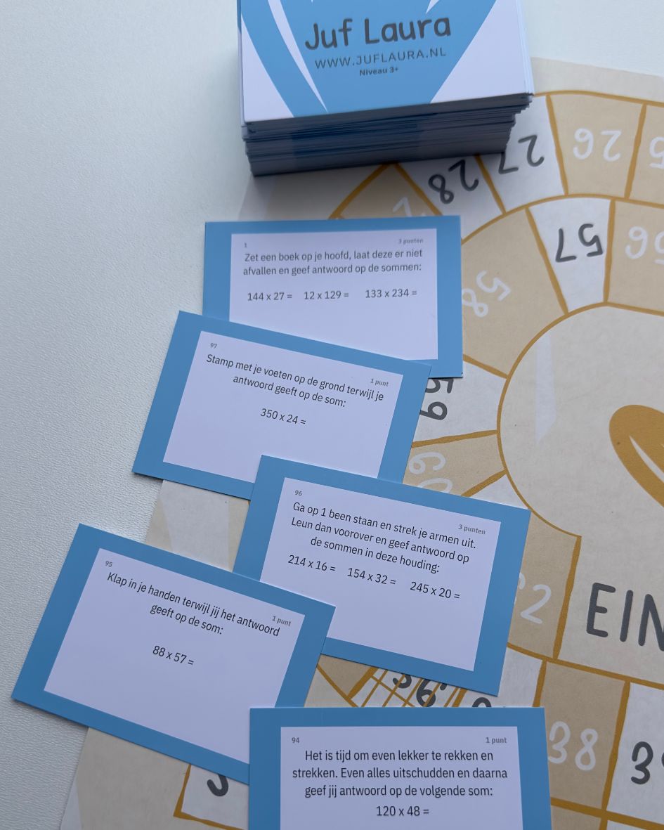 NIEUW! Samen rekenen, samen bewegen! - compleet pakket met 4 niveaus - Afbeelding 5